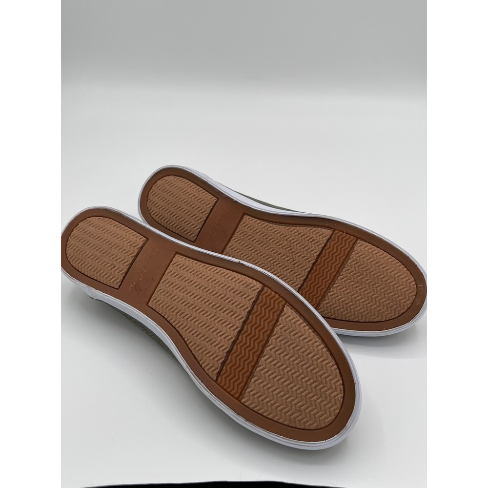Daniel Green Jena Canvas Slip On Shoes Comfort Casual Olive Green- 7.5N Cotton - Picture 6 of 7